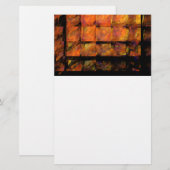 Mur Papeterie d'art Abstrait (Devant / Derrière)