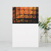 Mur Papeterie d'art Abstrait (Debout devant)