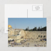 Mur pleurant - vieille ville carte postale de (Devant / Derrière)