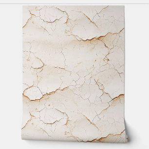Mur texturé à la crème fissurée