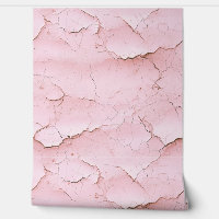 Mur texturé rose fissuré