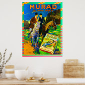 Murad sigaretten 1910 De Turkse Sigarette Poster (Keuken)
