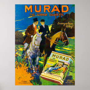 Murad sigaretten 1910 De Turkse Sigarette Poster
