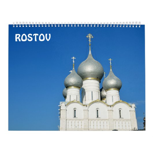 Mural 12 mois Rostov, Russie Calendrier photo (Protection)