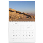 Mural 12 photos de calendrier de l'Israël (Jan 2027)