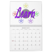 Mural 13 buts et calendrier de sagesse de Wiccan (Mar 2027)