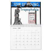 Mural 13 Phobias pour remplir le calendrier de l'année (Jan 2027)