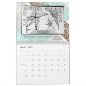 Mural 14 dessins originaux, calendrier 2018 (Mar 2027)