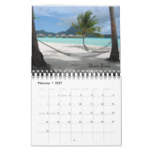 Mural 2009 calendrier du Tahiti - petit 7x11 (Feb 2027)