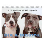 Mural 2013 calendrier bleu et de Sinatra (Protection)