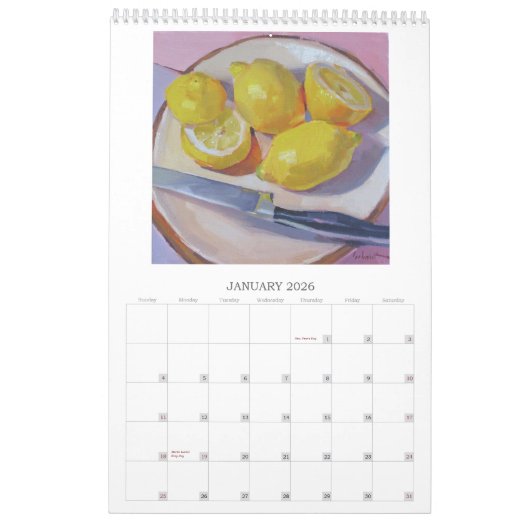 Mural 2013 : Un calendrier des peintures par Sarah (Jan 2026)