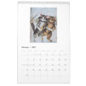 Mural 2014 calendrier de chats de cru - Louis Wain (Feb 2027)