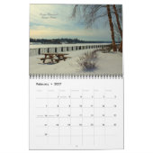 Mural 2015 calendrier - scènes de nature du Maine (Feb 2027)