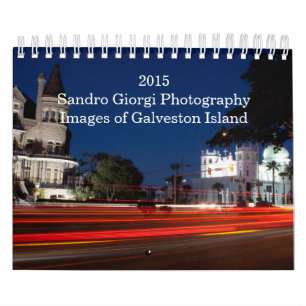 Mural 2015 images de calendrier d'île de Galveston
