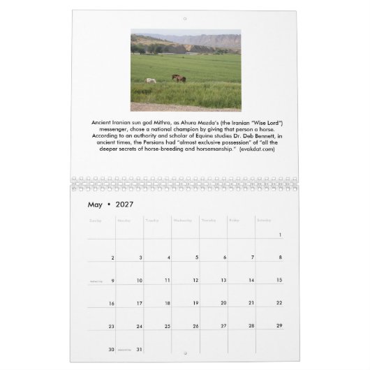 Mural 2016 calendrier - arts iraniens (Mai 2027)