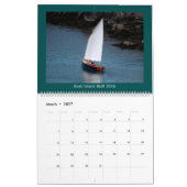 Mural 2016 calendrier de skiff d'île de chèvre - 2017 (Mar 2027)