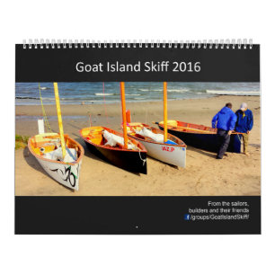 Mural 2016 calendrier de skiff d'île de chèvre - 2017