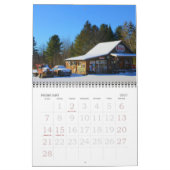 Mural 2017 scènes de nature de calendrier du Maine (Feb 2027)