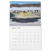 Mural 2018 scènes de nature de calendrier du Maine (Feb 2027)
