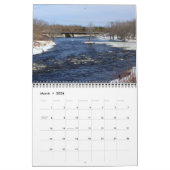 Mural 2018 scènes de nature de calendrier du Maine (Mar 2026)