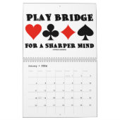 Mural 20XX Classic Bridge Sayings Calendrier (Jan 2026)