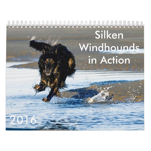 Mural 8 2016 Windhounds de soie dans le calendrier (Protection)