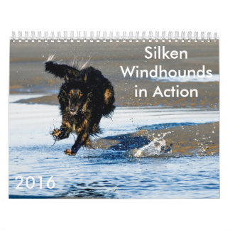 Mural 8 2016 Windhounds de soie dans le calendrier