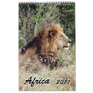 Mural afrique 2011 calendrier 15 mois page