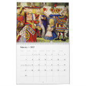 Mural Alice 2018 dans le calendrier du pays des (Feb 2027)