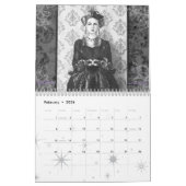 Mural Alice dans le calendrier du pays des merveilles (Feb 2026)