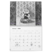 Mural Alice dans le calendrier du pays des merveilles (Jan 2026)