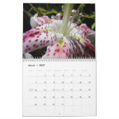 Mural AMIS ! Calendrier Lys Fleurs Cadeaux de Noël (Mar 2027)