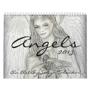 Mural Anges - un calendrier d'ArtBySonya 2013
