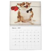 Mural Animaux dans le calendrier des cravates d'arc 2015 (Feb 2027)