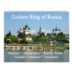 Mural Anneau d'or de la Russie calendrier photo
