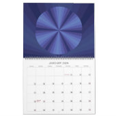 Mural Année colorée Calendrier de 12 mois (Jan 2026)