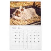 Mural Année Du Calendrier Du Lapin (Feb 2026)