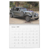 Mural Antique Automobile Calendrier 20xx (Jan 2027)