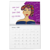 MURAL ART 2018 DE CALENDRIER D'ENCOURAGEMENT (Jan 2027)