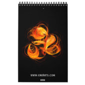 Mural Art abstrait Calendrier d'art fin 2013 (Mini) (Dos)