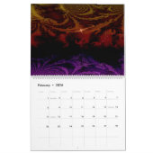 Mural Art abstrait impressionnant mauvais de calendrier (Feb 2026)