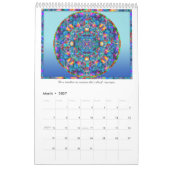 Mural Art du calendrier 2016 de mandala de gentillesse (Mar 2027)