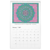 Mural Art du calendrier 2016 de mandala de gentillesse (Feb 2027)