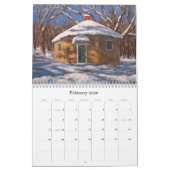 Mural Art impressionniste de calendrier de John Pompeo (Feb 2026)