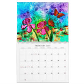 Mural Art par le calendrier de la marque 2017 (Feb 2027)