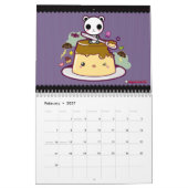 Mural Attaque de nourriture de Kawaii ! Calendrier 2010 (Feb 2027)