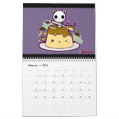 Mural Attaque de nourriture de Kawaii ! Calendrier 2011 (Feb 2026)