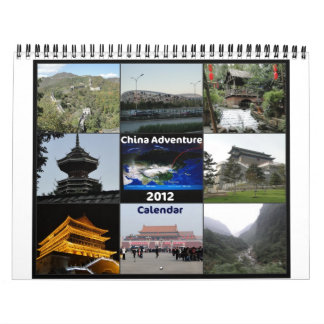 Mural Aventure de panda de la Chine - calendrier 2012