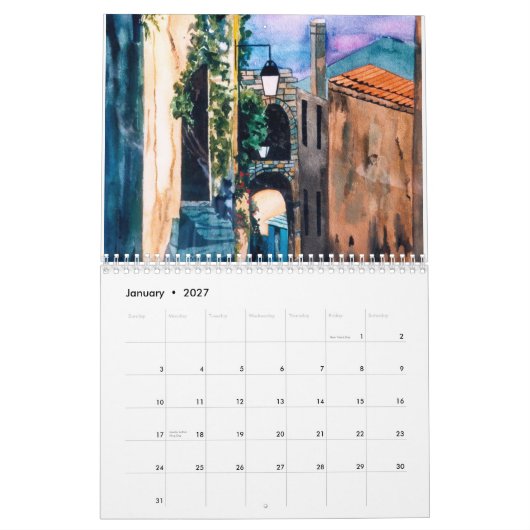 Mural Aventures de CMCarlson dans le calendrier de (Jan 2027)