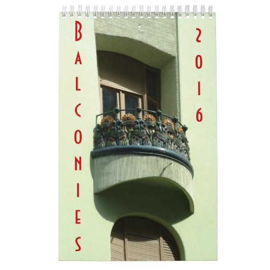 Mural Balcons - calendrier - 2016 (Protection)
